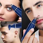 Electric Nose Ear Hair Trimmer Face Eyebrow Mustache Beard Shaver Clipper Kit Us