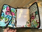 Thirty One Fold-and-go Organizer W note Pad  Lotsa Dots Butterfly Design