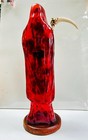 Estatua Santa Muerte Roja De Resina