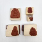 Lot Of 4 Rubber Stamps Stampin Up Happily Ever After Happy New Baby Pre-owned