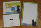 Debi Hron Art - Bath Cats - Vintage Lang 4 X 5 Note Card 3ct