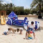 Ttloj Gift 3pc Rocket Ship Kids Play Tent  Ball Pit  Crawl Tunnel  Toddlers    