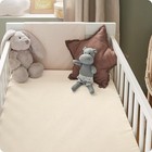 100  Organic Cotton 2 Pack 52x28 Inches Muslin Crib Sheets Fitted Crib Mattre   
