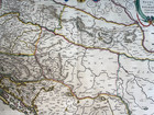 Balkans 1635 Willem Blaeu Large Antique Map 17th Century