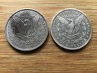 Us Morgan Silver Dollars 2 Coins Pre 1904 Lot X1