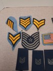 Lot Of  20 Assorted Military Stripe   Star  Patches Vintage