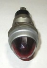 Dialco 75w 125v 1  Red Faceted Lens Panel Indicator Light No Bulb Nos