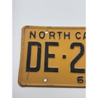 Vintage North Carolina License Plate 1964 De-2385