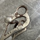 Rare Vtg Antique Kelly Silver Mounted Horse Bit Long Shank Western Cowboy Tack