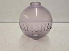 Antique Purple Amethyst National Embossed Lavender Glass Lightning Rod Ball