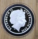 2006 Australia 1 Oz Silver Proof Kangaroo  1 Coin In Capsule Bu