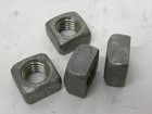  50 Pcs  Galvanized 5 8-11 Square Nut - Coarse Thread