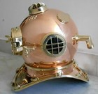 18  Diving Helmet Us Navy Mark V Deep Sea Divers Antique Scuba Divers Helmet