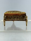 Avon Filigree Mandolin  Baby Grand Piano  Memory Book Solid Perfume Compact