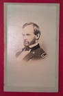 Cdv Gen  William Sherman   1865 Book Story Of The Great March