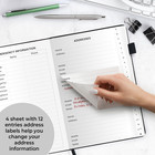 Address Book With Alphabetical Tabs  Hardcover Large Print Telephone And Addres