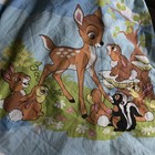 Vintage Walt Disney Productions Bambi   Friends Single Full Flat Sheet Thumper