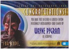 2001 Farscape Season Two Wayne Pygram As Scorpius Autograph Card A9