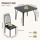 Modern Rectangular Dining Table Set Dining Room Table Set W  Chairs Dining Room
