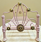 American Girl Doll Samantha s Pink 7 Gold Bed