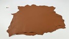 Orangy Tan Brown Soft Italian Lambskin Leather Hides 2 Skins 7 sqf 0 8mm C2358