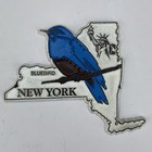 New York Magnet Blue Bird Statue Of Liberty 2 5  Refrigerator Travel Souvenir