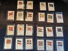 22 Antique C 1910 Tobacco Silks Sovereign Cigarettes Ny Country   City Flags