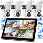 5g Wifi Wireless Security Camera System Home Cctv Outdoor 2 Way Audio 10  Nvr Us