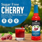Syruvia Sugar Free Cherry Syrup 25 4 Fl Oz  For Beverages  Desserts    More