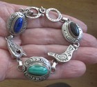 Vintage Carol Felley Northwest Coast Style Sterling Bracelet  7 Or 6 Inch Wrist