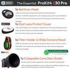 Prokit4 Seestar S30 Pro Accessories Dew Shield Dust Cap  Bahtinov  Filter Holder