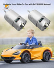 2pcs 18v 24v Rs555 Electric Motor 35000rpm For Power Wheel kids Ride-on Car Part