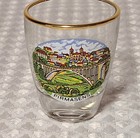 Pirmasens Rhineland-palatinate Germany Souvenir Shot Glass Curved Bottom