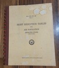 Vintage Sight Reduction Tables For Air Navigation 1951 1952 Volume 1 2 3 