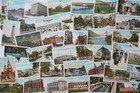White Border Old Postcard Lot Of 50 Unused Usa 1915-1930 Views Vintage Post Card