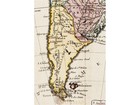Antique South America Map     Chile Brazil Peru By Brion 1766