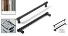 8 Inch Durable Matte Black Cabinet Pulls  6 Pack - Perfect For Modern Decor