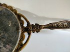 Bradley And Hubbard Antique B   H Handheld Mirror 3568 Cast Brass metal 