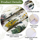 Vintage Plants Vertical Tapestry Wall Hanging Long Narrow Wall Art Fabric Earthy