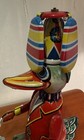 Vintage Duck On Tricycle Wind-up Tin Toy Kettler Schylling Style Reproduction