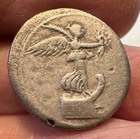  9    Octavian  Augustus Silver Denarius Ancient Coin    27 Bc - 14 Ad