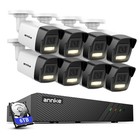 Annke 8ch 4k Nvr Poe 5mp Audio Security Camera System 3k Outdoor Ai Color Night