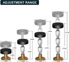 4 Pack Threaded Bed Frame Anti-shake Tool Adjustable Headboard Stopper No Noise