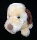 Dakin Tan Brown Red Collar Plush Dog Soft Toy 4  Vintage 1983 Stuffed Animal 