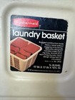 Vtg 1987 Rubbermaid Square 3 4 Bushel Laundry Basket 2972 Usa 17    By 17   