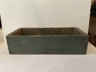 Painted Wooden Box-old Green Paint 