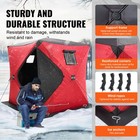 Uimoso 3-4 Person Ourdoor Portable Ice Shelter Pop-up Ice Fishing Shanty Tent