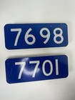 Pair Of Vintage Road Signs
