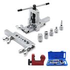  45   Double Flaring Swaging Tool Kit With 1 8 - 7 8  Mini Pipe Tubing Cutter 