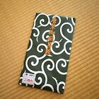 Japanese Traditional Furoshiki Wrapping Cloth 90cm Made In Japan Karakusa Green